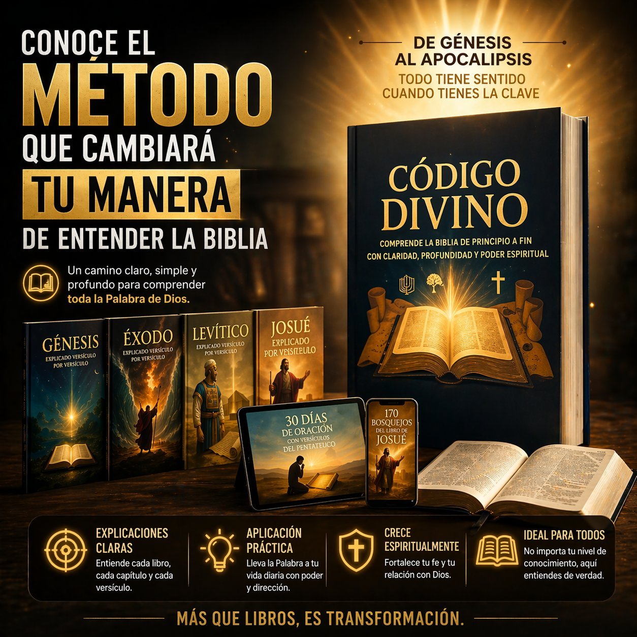 Conoce el Método — Código Divino, de Génesis al Apocalipsis
