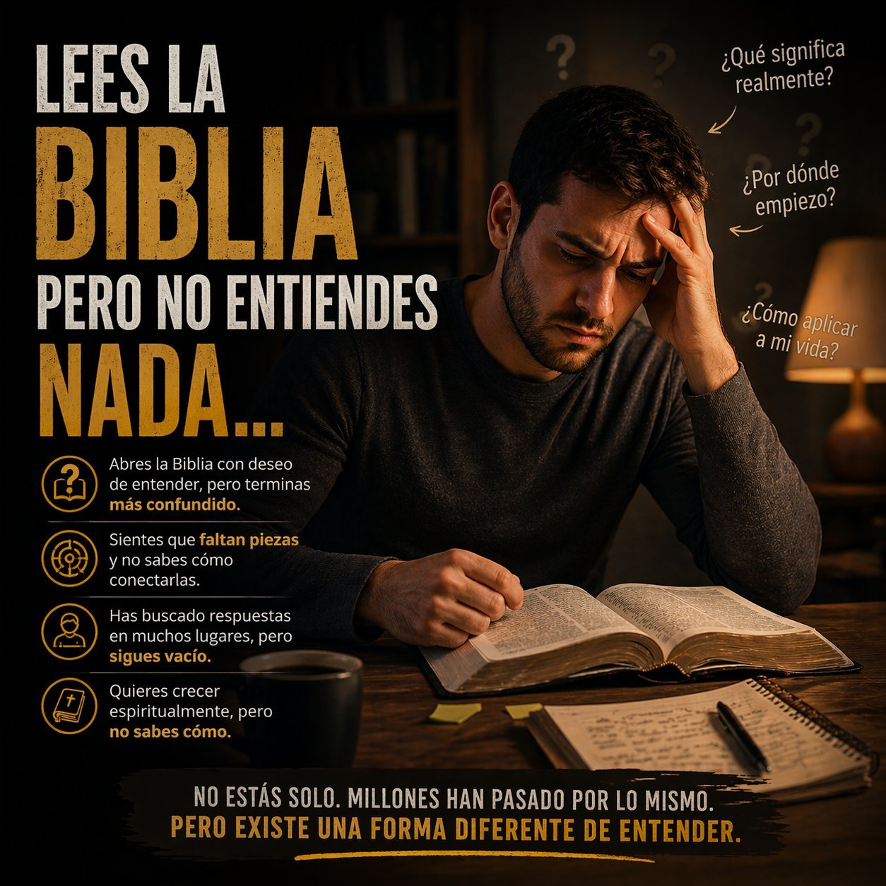 Lees la Biblia pero no entiendes nada — Código Divino tiene la solución